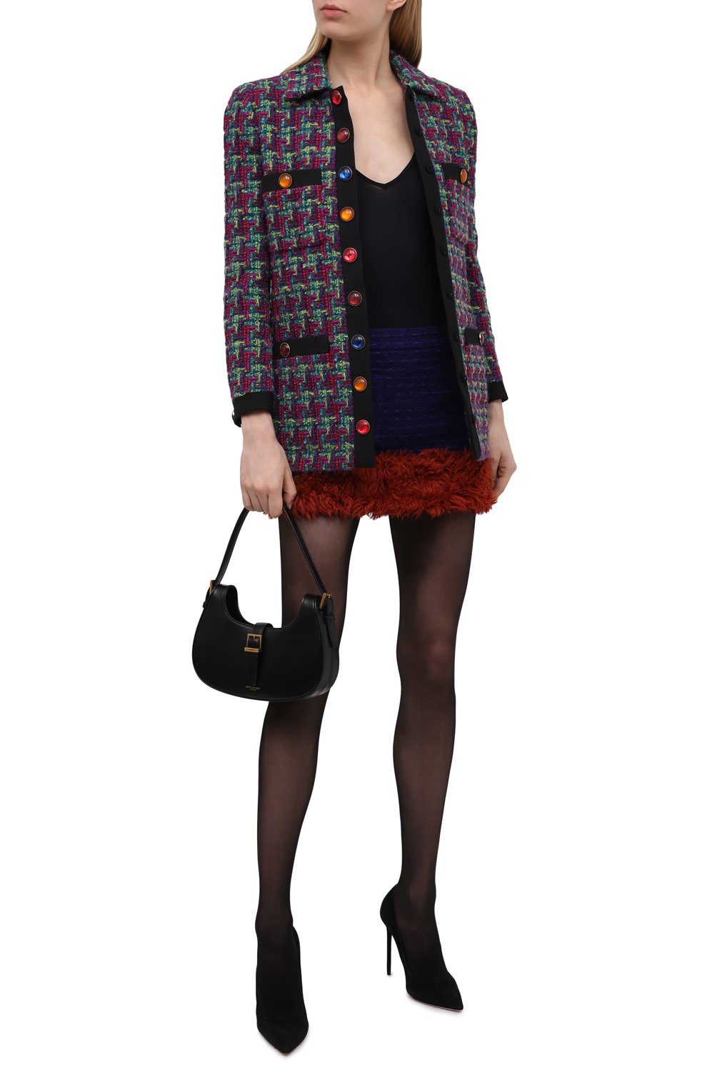 Шерстяной жакет SAINT LAURENT, арт. 675845/Y7D64, фото 2