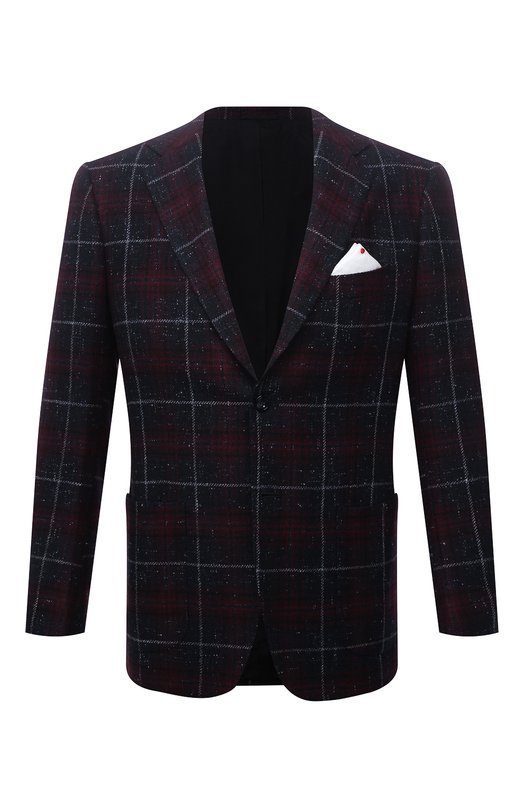 

Кашемировый пиджак Kiton, Бордовый