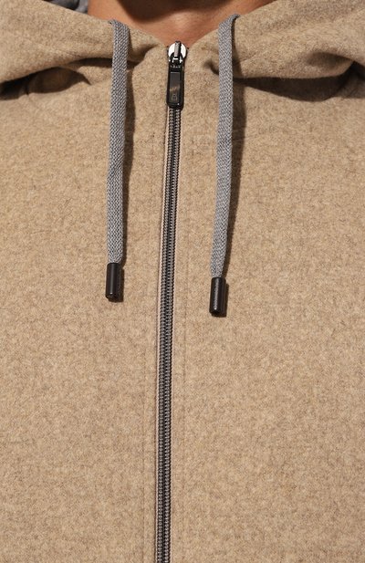 Толстовка из хлопка и шерсти CAPOBIANCO, арт. 17M409.FS00., фото 5