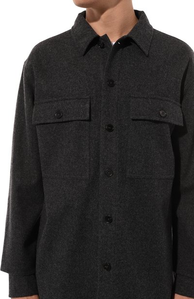 Шерстяная куртка-рубашка JIL SANDER, арт. J47DL0131/J40182, фото 5