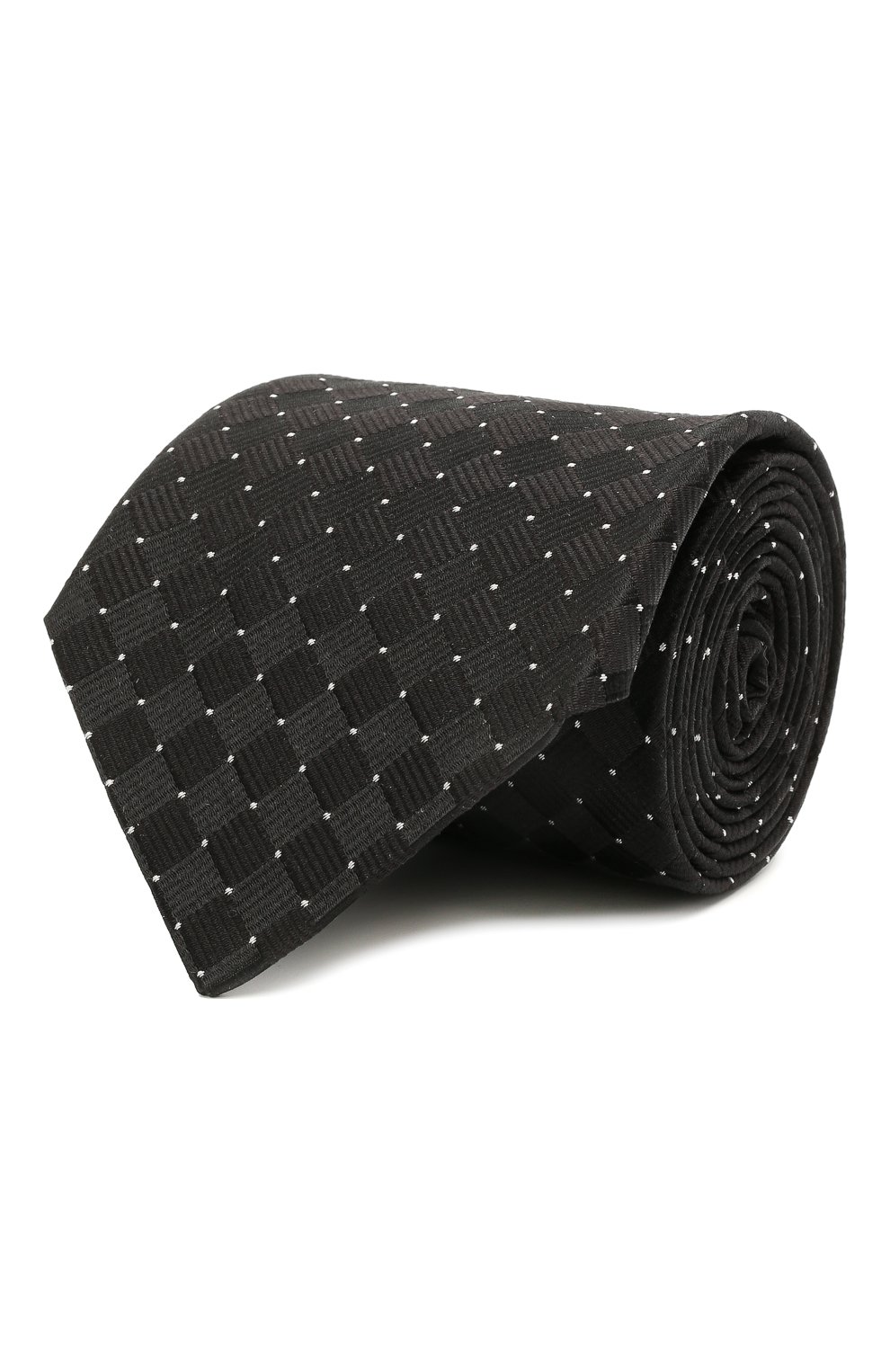 Шелковый галстук LANVIN черного цвета по цене 12600 руб., арт. 2145/TIE, фото 1 Шелковый галстук LANVIN, арт. 2145/TIE, фото 1