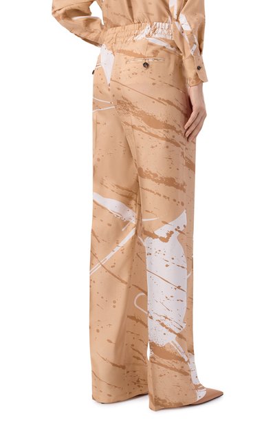 Шелковые брюки KITON, арт. D48122K0999G05, фото 4