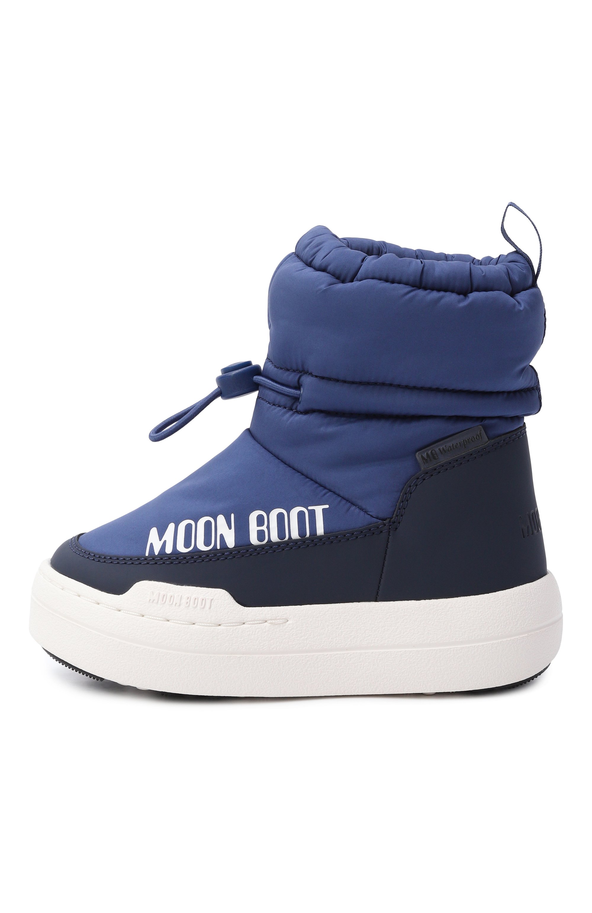 Утепленные сапоги MOON BOOT синего цвета по цене 18750 руб., арт. 80D3440090_001, фото 2 Утепленные сапоги MOON BOOT, арт. 80D3440090_001, фото 2