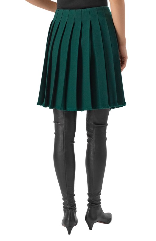 Плиссированная юбка Jil Sander J02MA0314/J40225 Зелёный  J02MA0314/J40225 Фото 4
