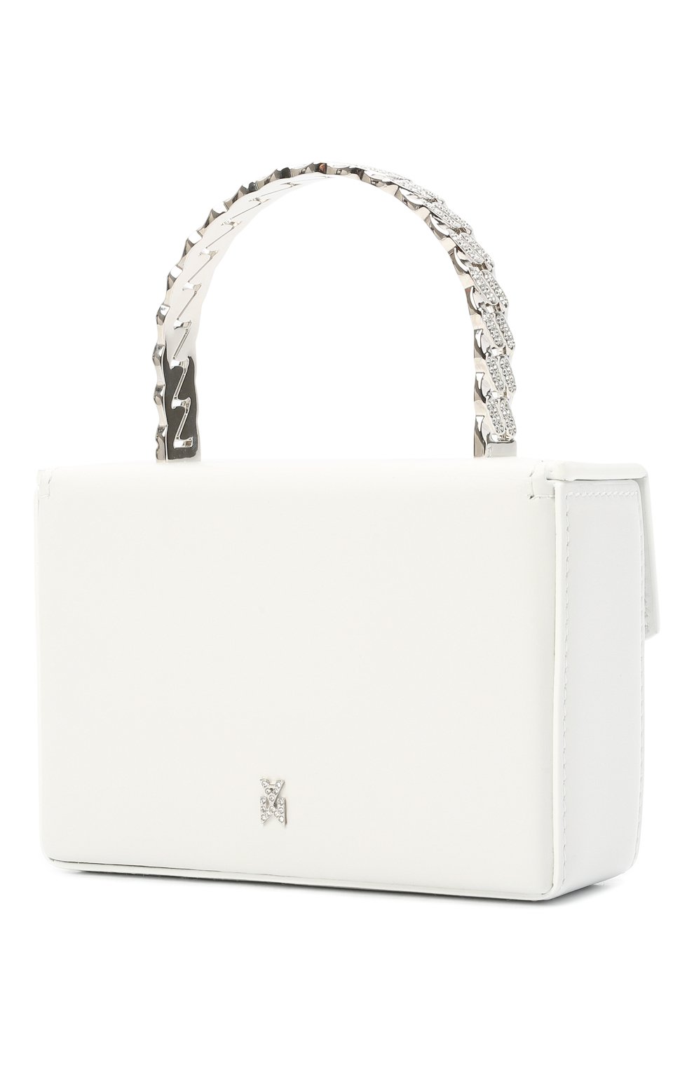 Сумка pernille super mini AMINA MUADDI белого цвета по цене 79850 руб., арт. PERNILLE SUPER MINI/CALF HANDLE, фото 3 Сумка pernille super mini AMINA MUADDI, арт. PERNILLE SUPER MINI/CALF HANDLE, фото 3