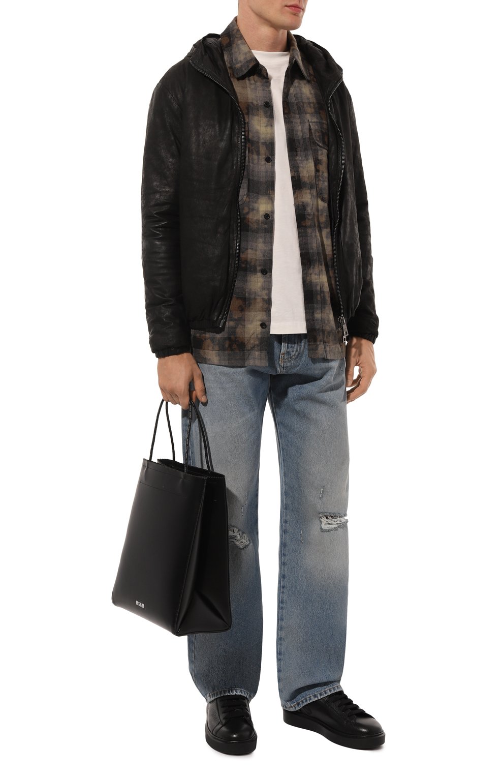 Кожаные кеды DOUCAL'S, арт. DU3321ALEXUJ235N, фото 2