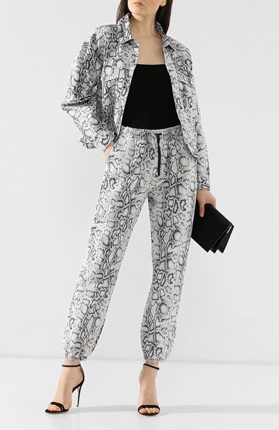 Джинсы с принтом ALEXANDER WANG, арт. 4D994426CF, фото 2