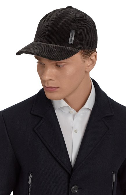 Мужская вельветовая бейсболка EMPORIO ARMANI, арт. EM003819/AF19264