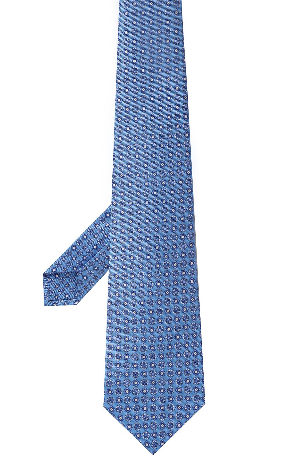 Шелковый галстук KITON синего цвета по цене 28050 руб., арт. UCRVKLC01I55, фото 3 Шелковый галстук KITON, арт. UCRVKLC01I55, фото 3