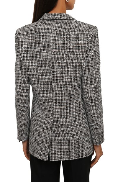 Жакет из вискозы SEVEN LAB темно-бежевого цвета по цене 28350 руб., арт. J beige/black brill, фото 4 Жакет из вискозы SEVEN LAB, арт. J beige/black brill, фото 4