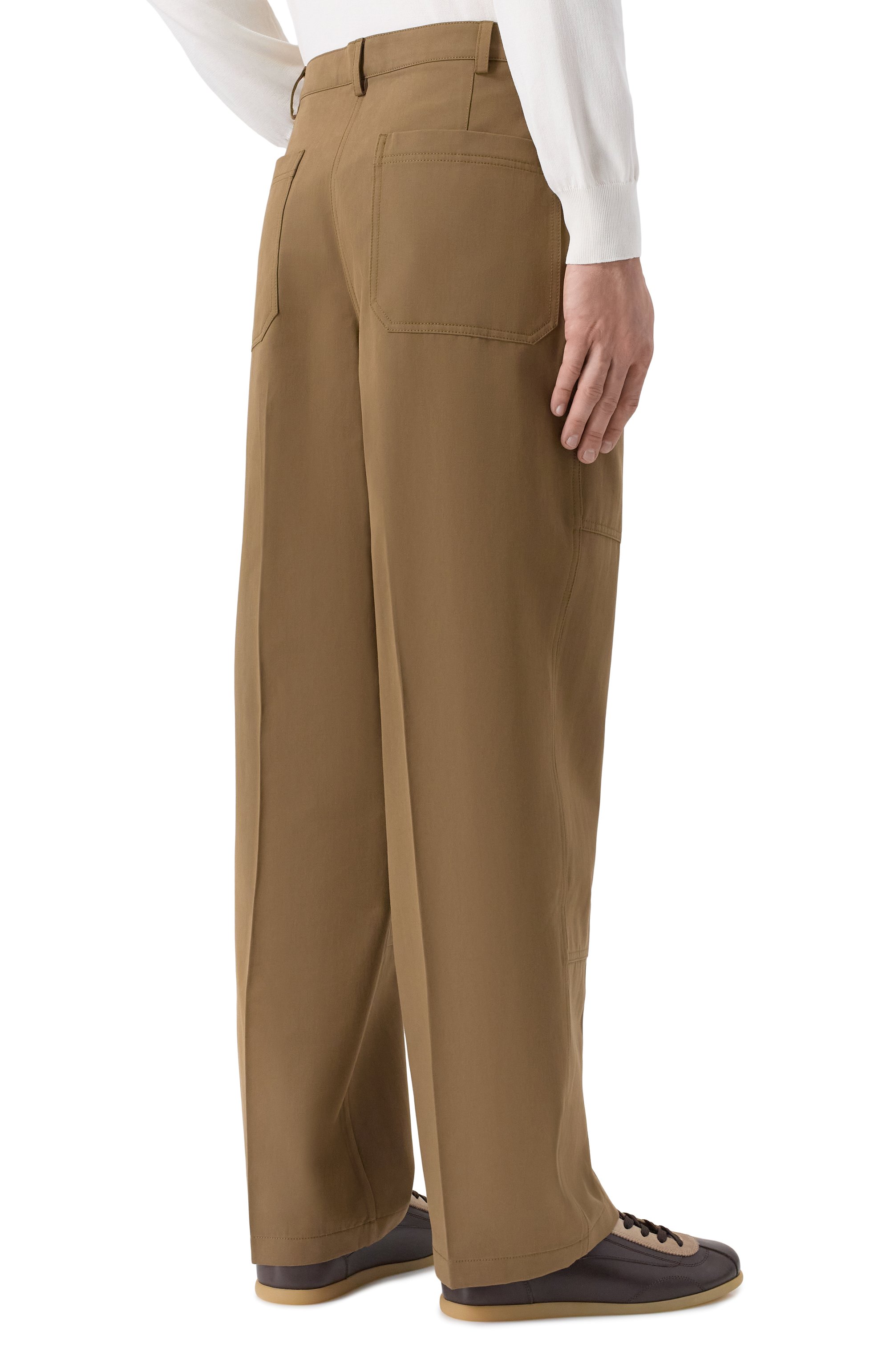 Брюки из хлопка и шерсти 12 STOREEZ, арт. 135520, фото 4