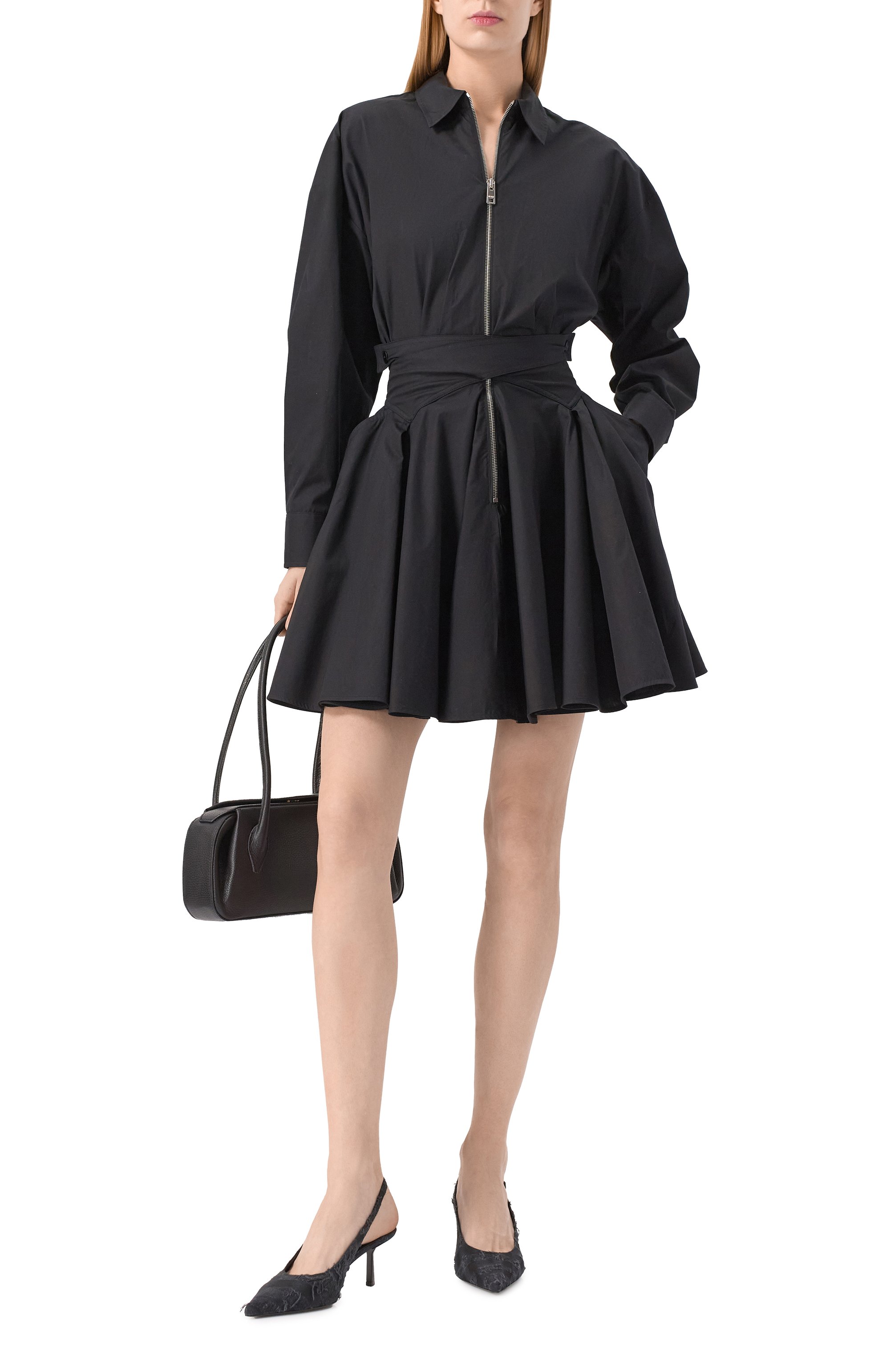 Хлопковое платье MSGM, арт. 3841MDA20X/257100, фото 2