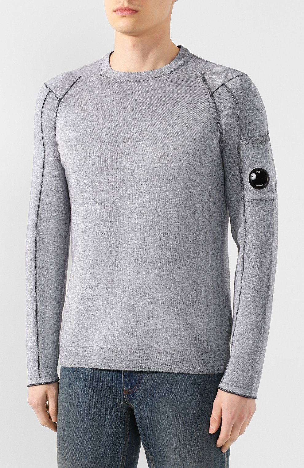 Хлопковый джемпер C.P. COMPANY, арт. 08CMKN059A-005663A, фото 3