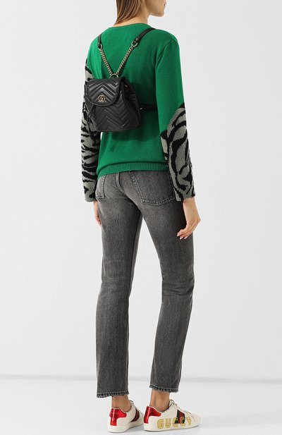 Рюкзак gg marmont GUCCI черного цвета по цене 192500 руб., арт. 528129/DRW4T, фото 2 Рюкзак gg marmont GUCCI, арт. 528129/DRW4T, фото 2