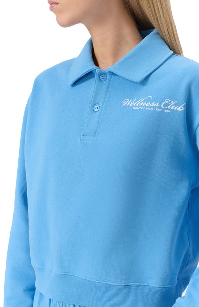 Хлопковое поло SPORTY AND RICH, арт. ST072620081BL24, фото 5