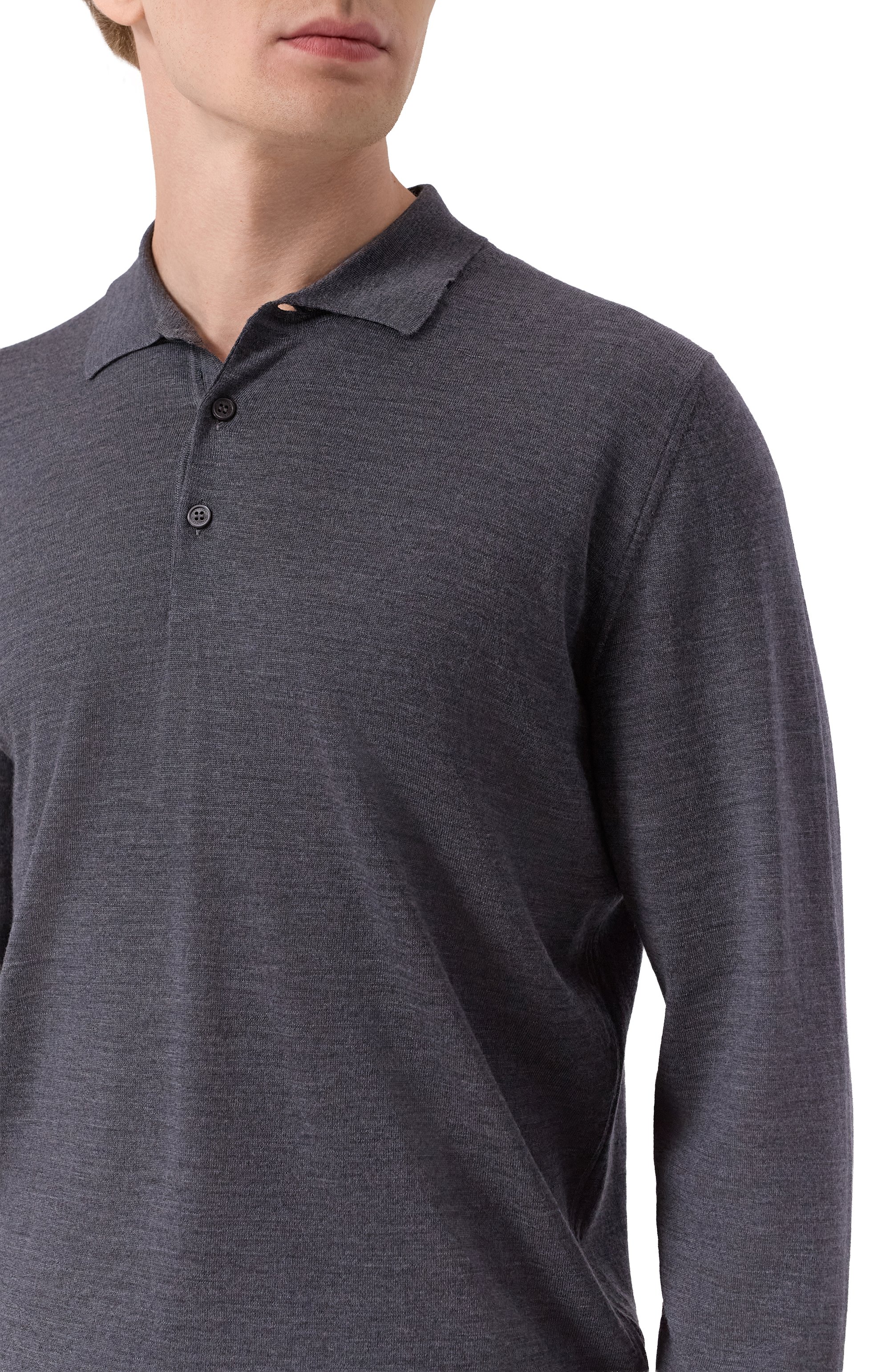 Шерстяное поло CORNELIANI, арт. 26M529-2625126, фото 5