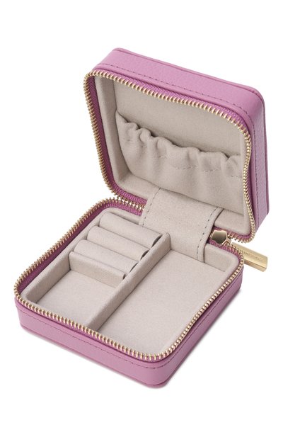 Кожаный футляр для украшений COCCINELLE сиреневого цвета по цене 10290 руб., арт. E2 QI0 15 01 01, фото 3 Кожаный футляр для украшений COCCINELLE, арт. E2 QI0 15 01 01, фото 3