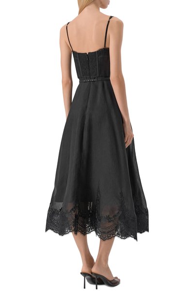 Платье изо льна и шелка ZIMMERMANN, арт. 5179DF251, фото 3