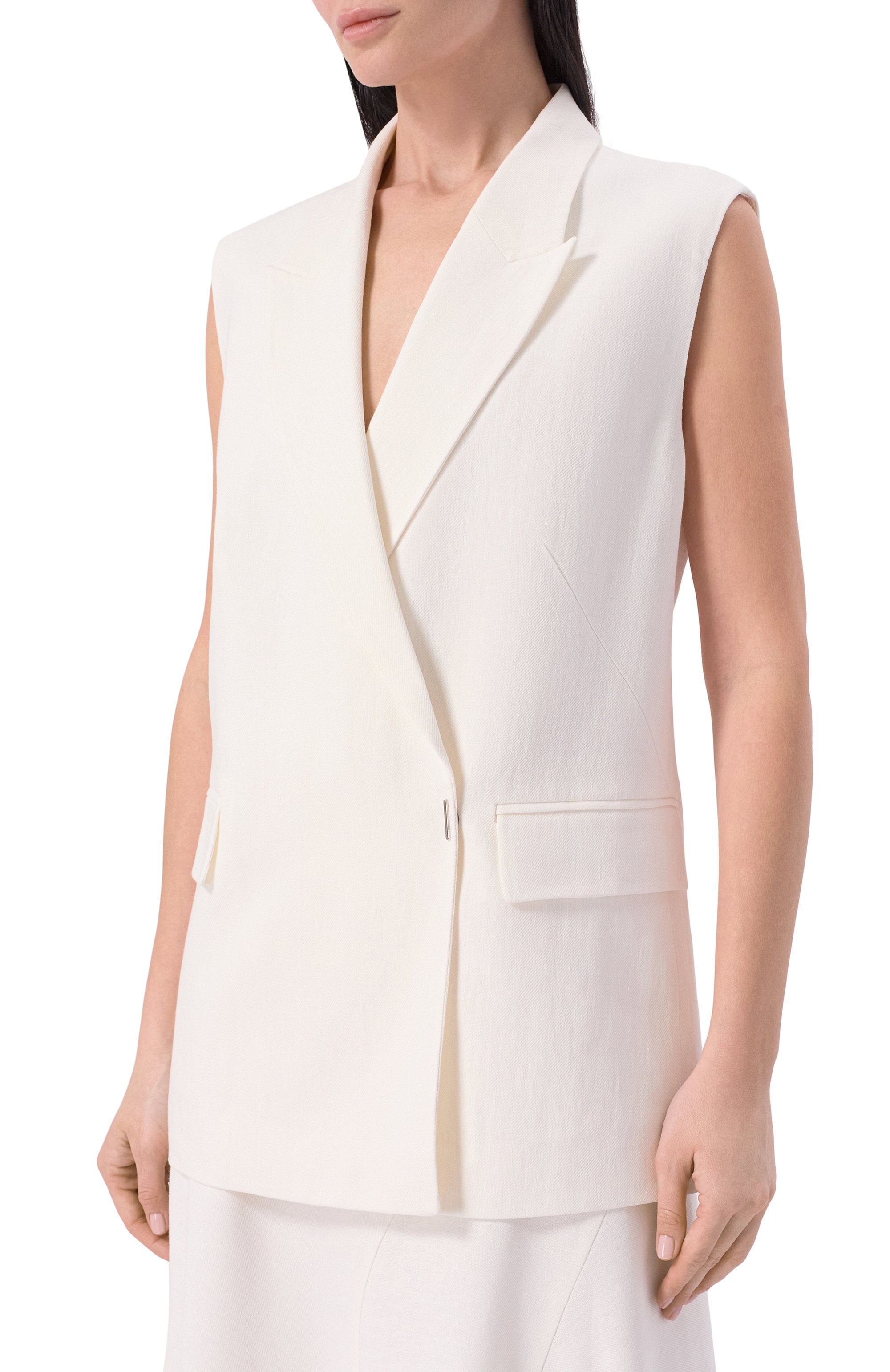 Жилет изо льна и вискозы BOSS, арт. 50557435, фото 3