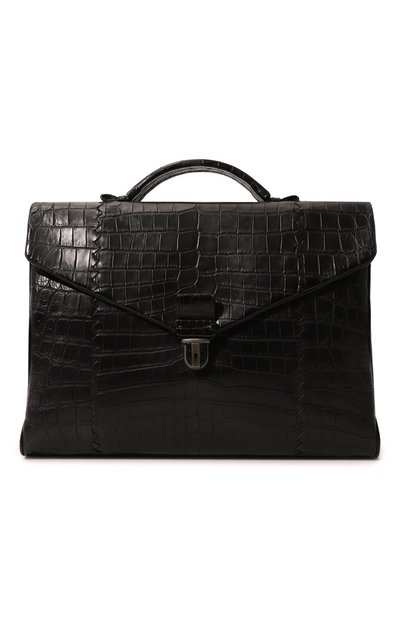 Портфель из кожи крокодила BOTTEGA VENETA, арт. 122139/VDBE0, фото 1