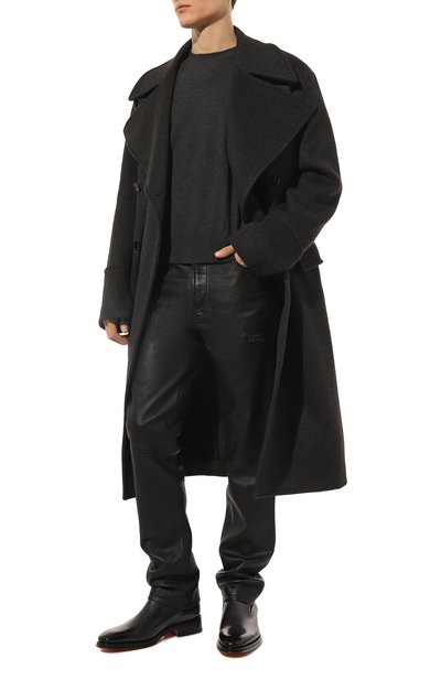 Кожаные брюки DIESEL, арт. A08599/0AJIR, фото 2