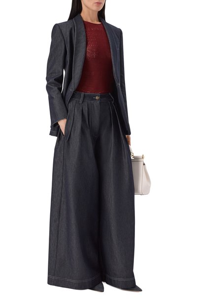Джинсы GIORGIO ARMANI темно-синего цвета по цене 215000 руб., арт. GW003993/TE23261, фото 2 Джинсы GIORGIO ARMANI, арт. GW003993/TE23261, фото 2