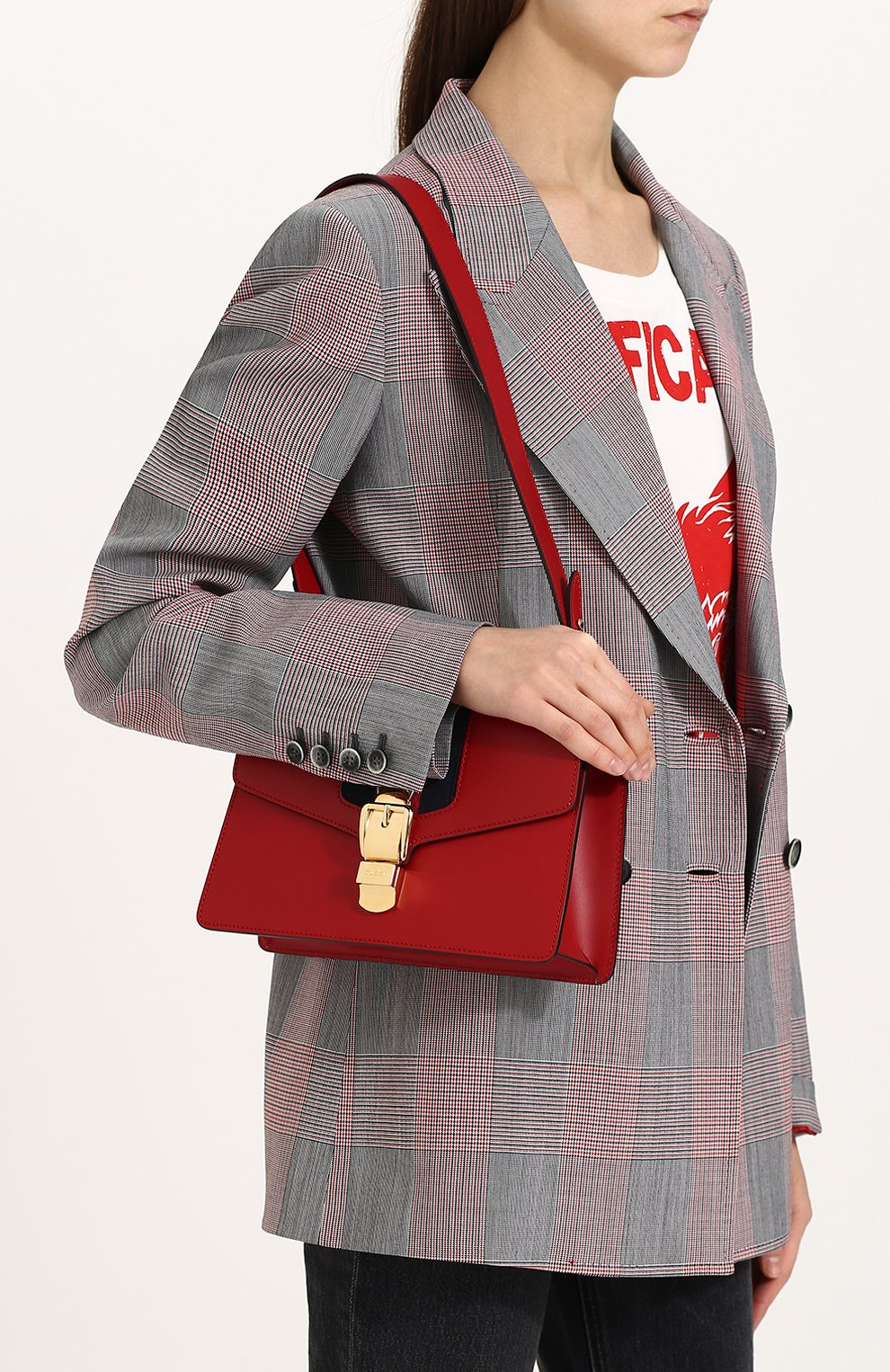 Сумка sylvie small GUCCI, арт. 421882/CVLEG, фото 5