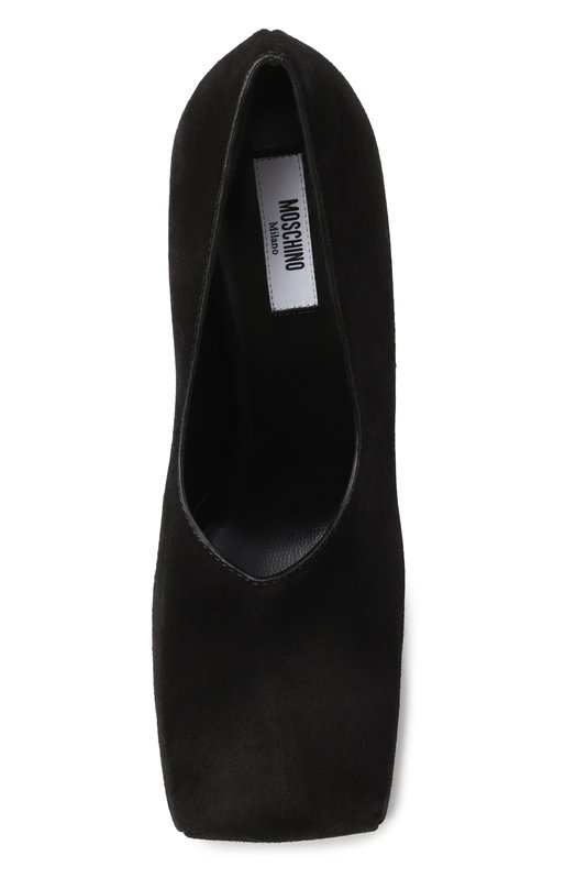 Замшевые туфли Moschino MA1013AC0N/ME0 Чёрный  MA1013AC0N/ME0 Фото 6