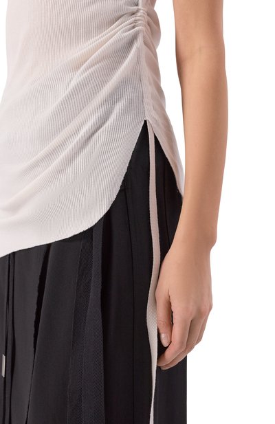 Хлопковая майка ANN DEMEULEMEESTER, арт. B0011982/FA659, фото 5