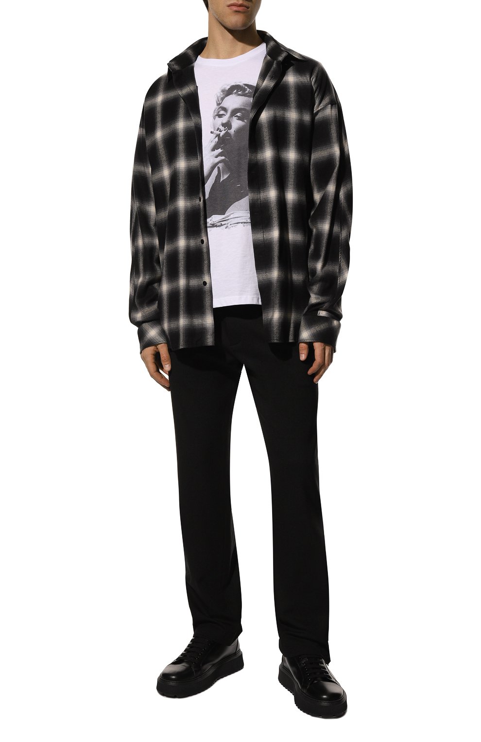 Хлопковая футболка BISIBIGLIO, арт. SM0KING MARI/2212 RIF (C0TT0NE PESANTE), фото 2