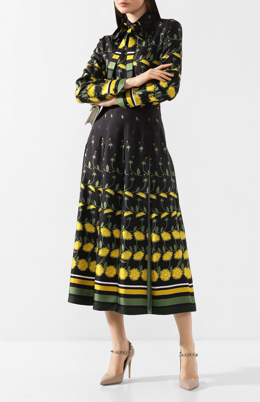 Кожаные туфли rockstud VALENTINO, арт. TW2S0T04/V0D, фото 2