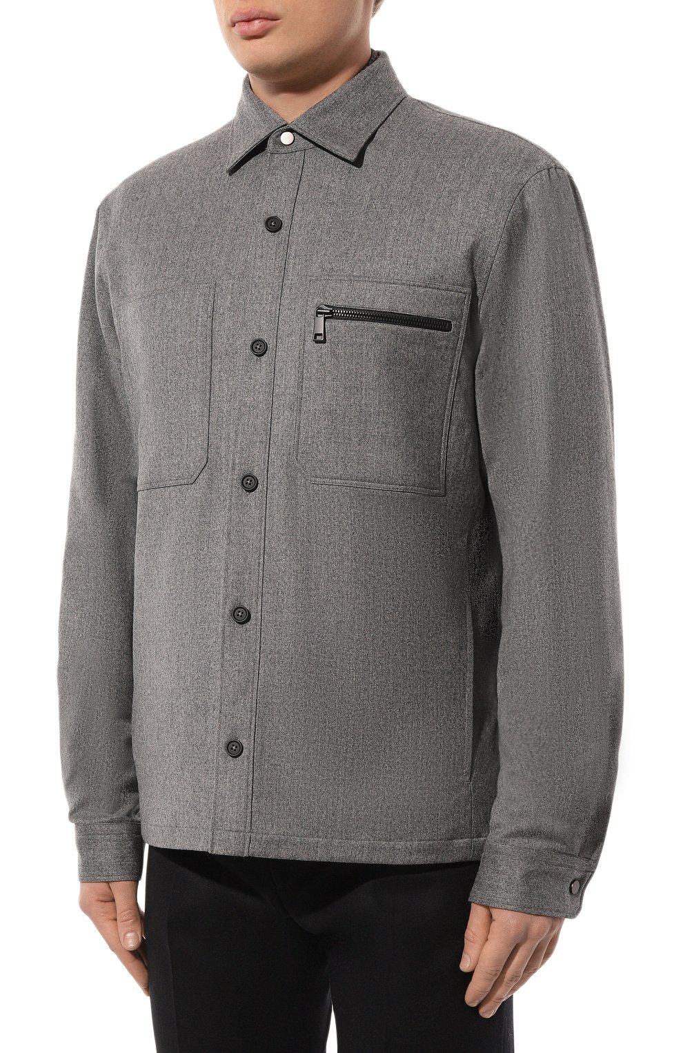 Шерстяная куртка-рубашка ZEGNA, арт. UCV01A6/S0TM2, фото 3