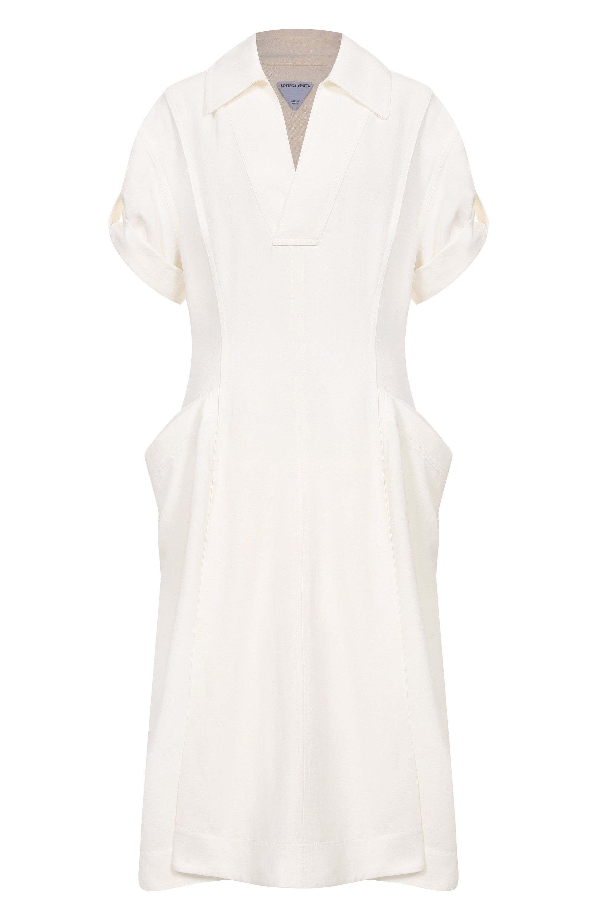 Платье из вискозы и льна BOTTEGA VENETA, арт. 820007/V30Z0, фото 1
