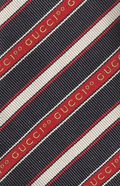 Шелковый галстук GUCCI, арт. 672364 4E002, фото 4