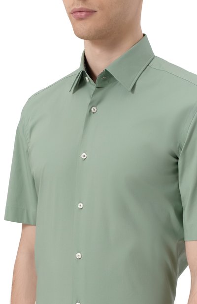 Хлопковая рубашка BOSS, арт. 50539774, фото 5