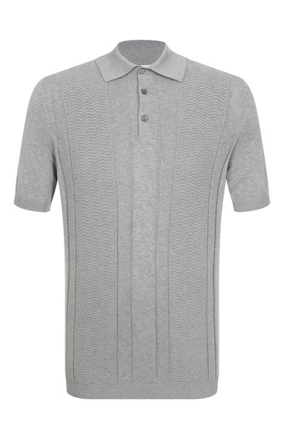 Мужская хлопковое поло BRUNELLO CUCINELLI, арт. M29203305