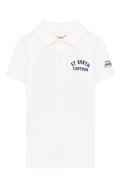 Хлопковое поло MC2 SAINT BARTH, арт. BEVH002-00870L/BEVERLY HILLS JR