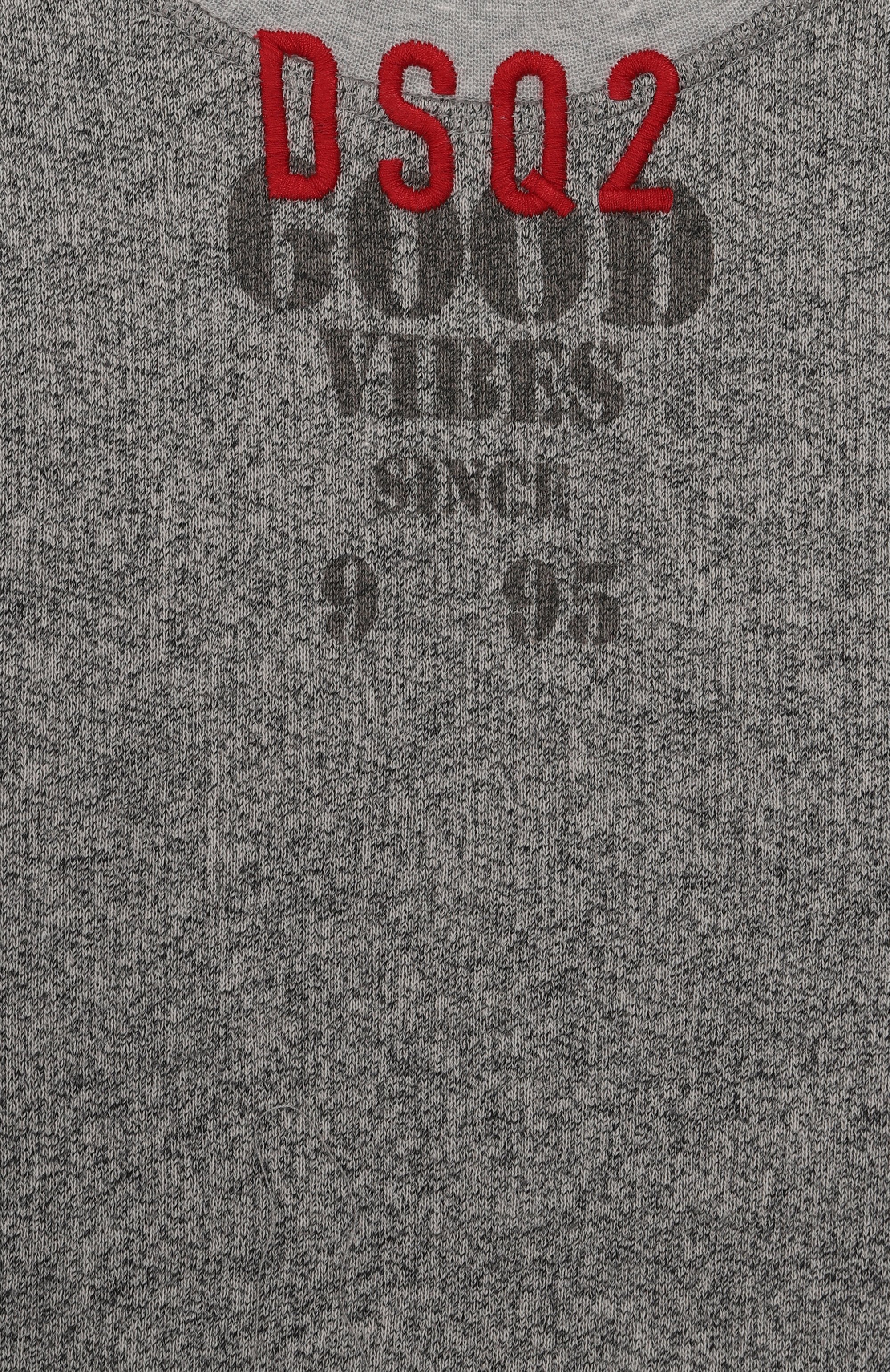 Хлопковый свитшот DSQUARED2, арт. DQ3008/D0AF6, фото 3