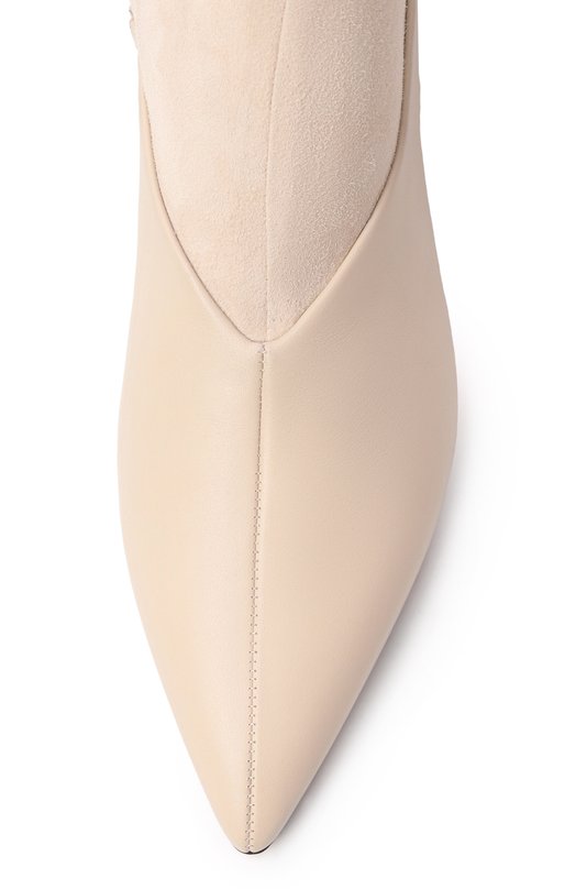 Кожаные ботильоны Beak 25 Sergio Rossi B11570/MFL360 Кремовый  B11570/MFL360 Фото 6