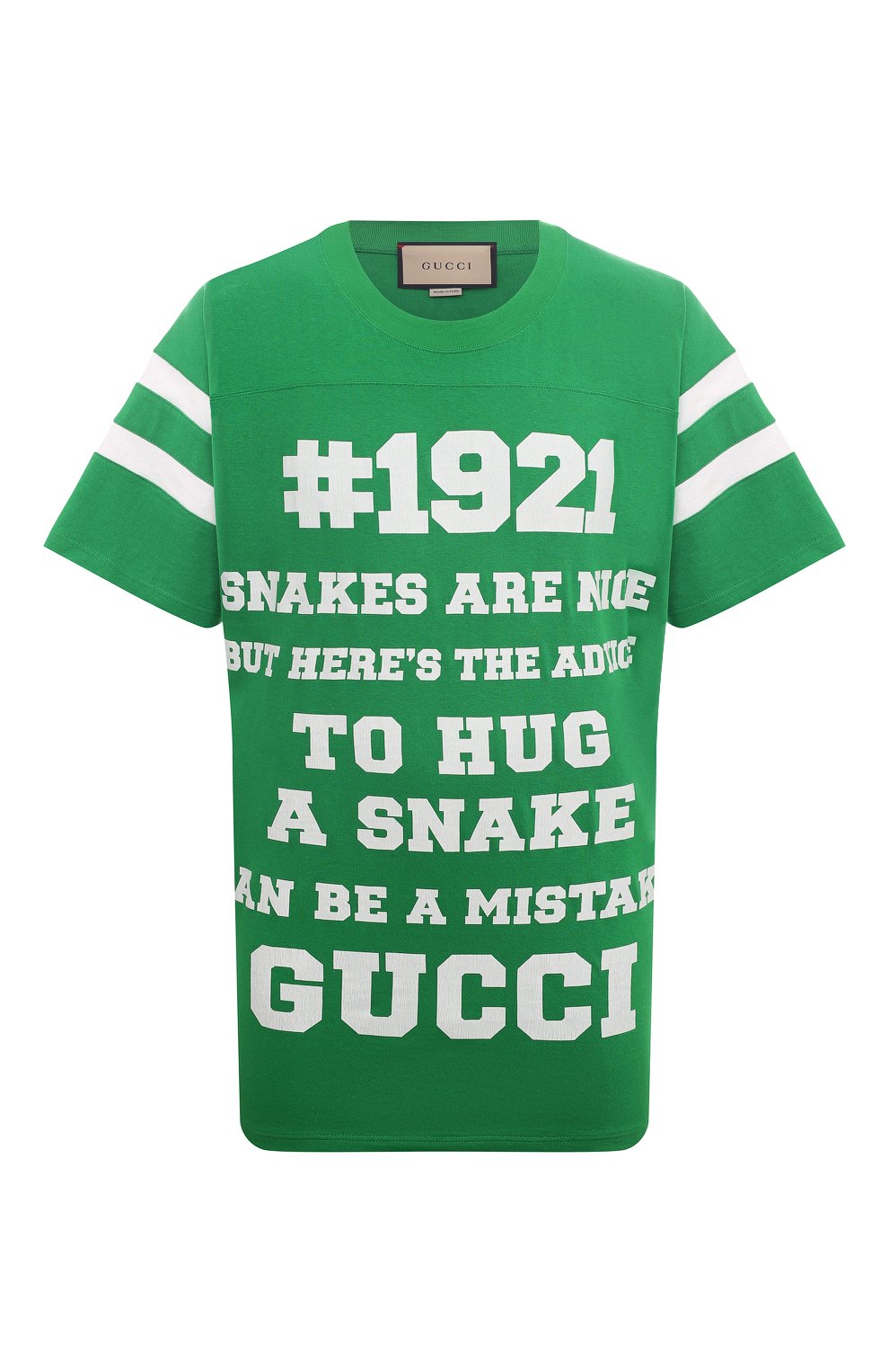 Хлопковая футболка GUCCI, арт. 655459 XJDJP, фото 1