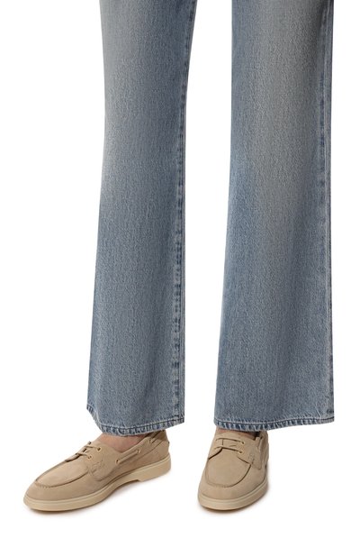 Замшевые лоферы SANTONI, арт. WUYA59940TISNLH0E40, фото 3