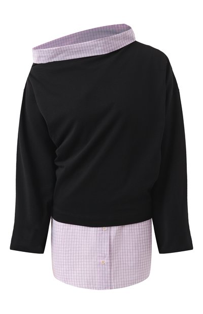 Женский хлопковый топ DRIES VAN NOTEN, арт. 242-011120-9603