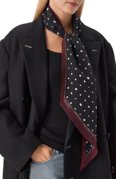 Женский шелковый шарф-твилли ANN DEMEULEMEESTER, арт. B0014435/FA772