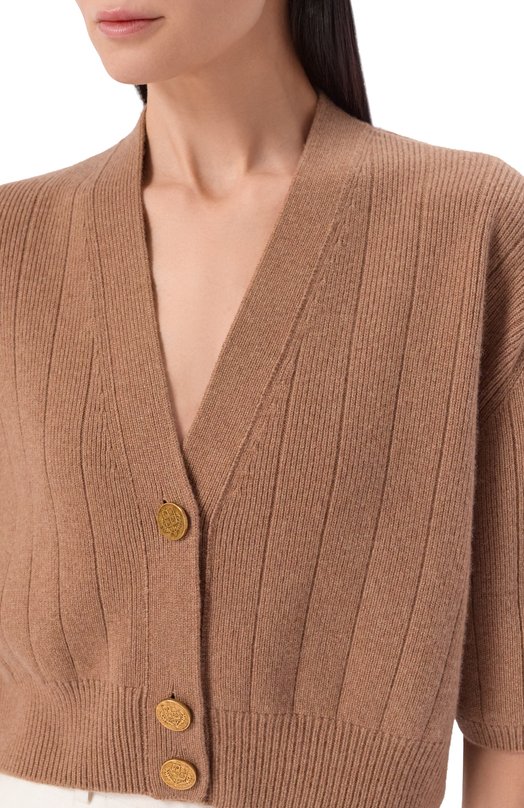 Кашемировый кардиган Loro Piana FA04273 Коричневый  FA04273 Фото 5