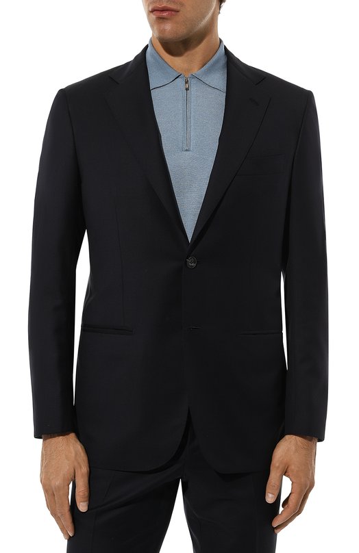 Шерстяной костюм Kiton UA81K0127003 Синий  UA81K0127003 Фото 4