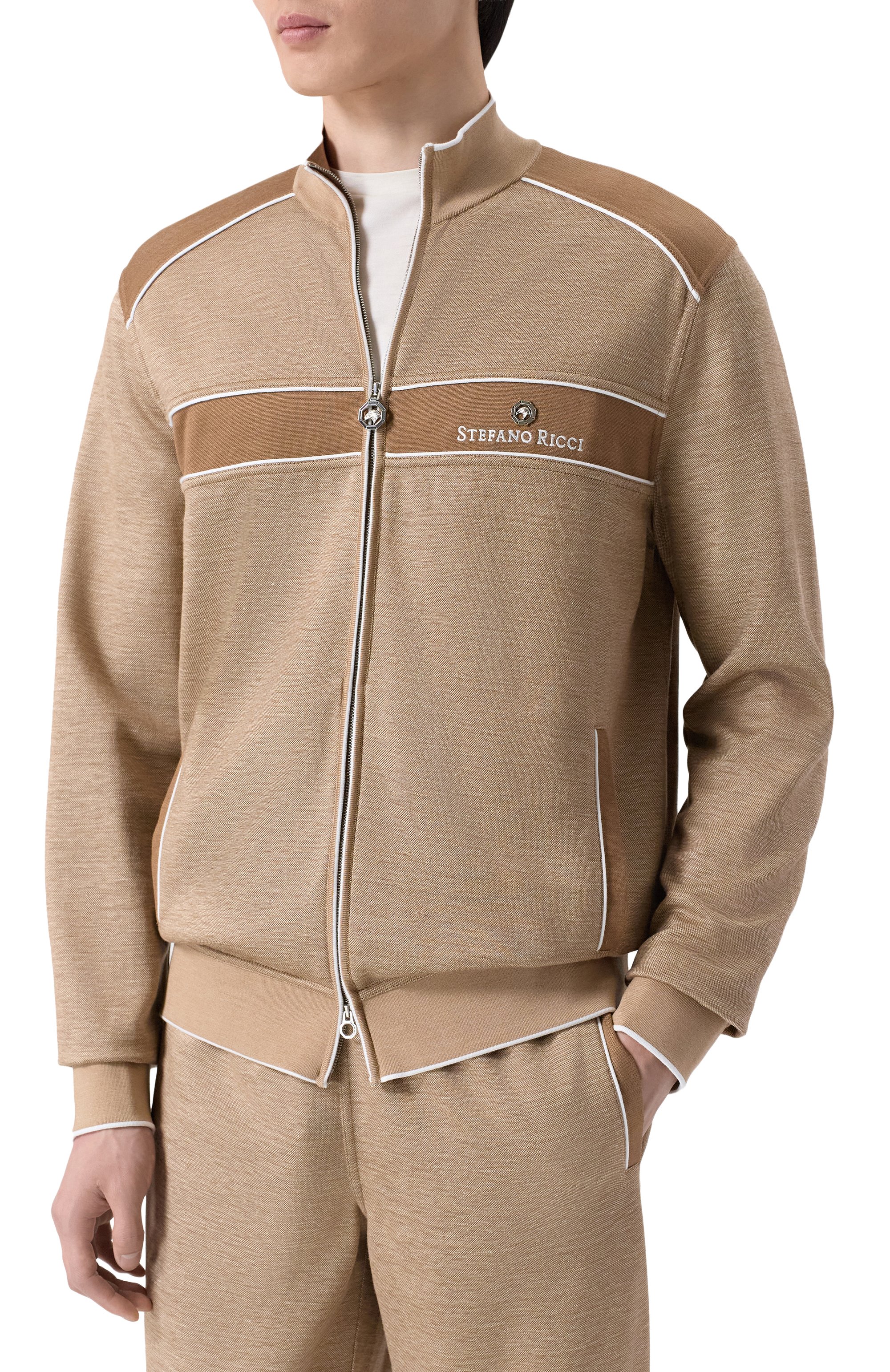 Толстовка из шелка и льна STEFANO RICCI, арт. K919052R31/T26103_001, фото 3