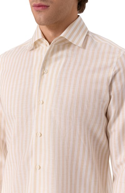 Рубашка из хлопка и льна MVST, арт. M0RBIDA/R0BERT0/R0UND/300-C0TT0N/LINEN, фото 5