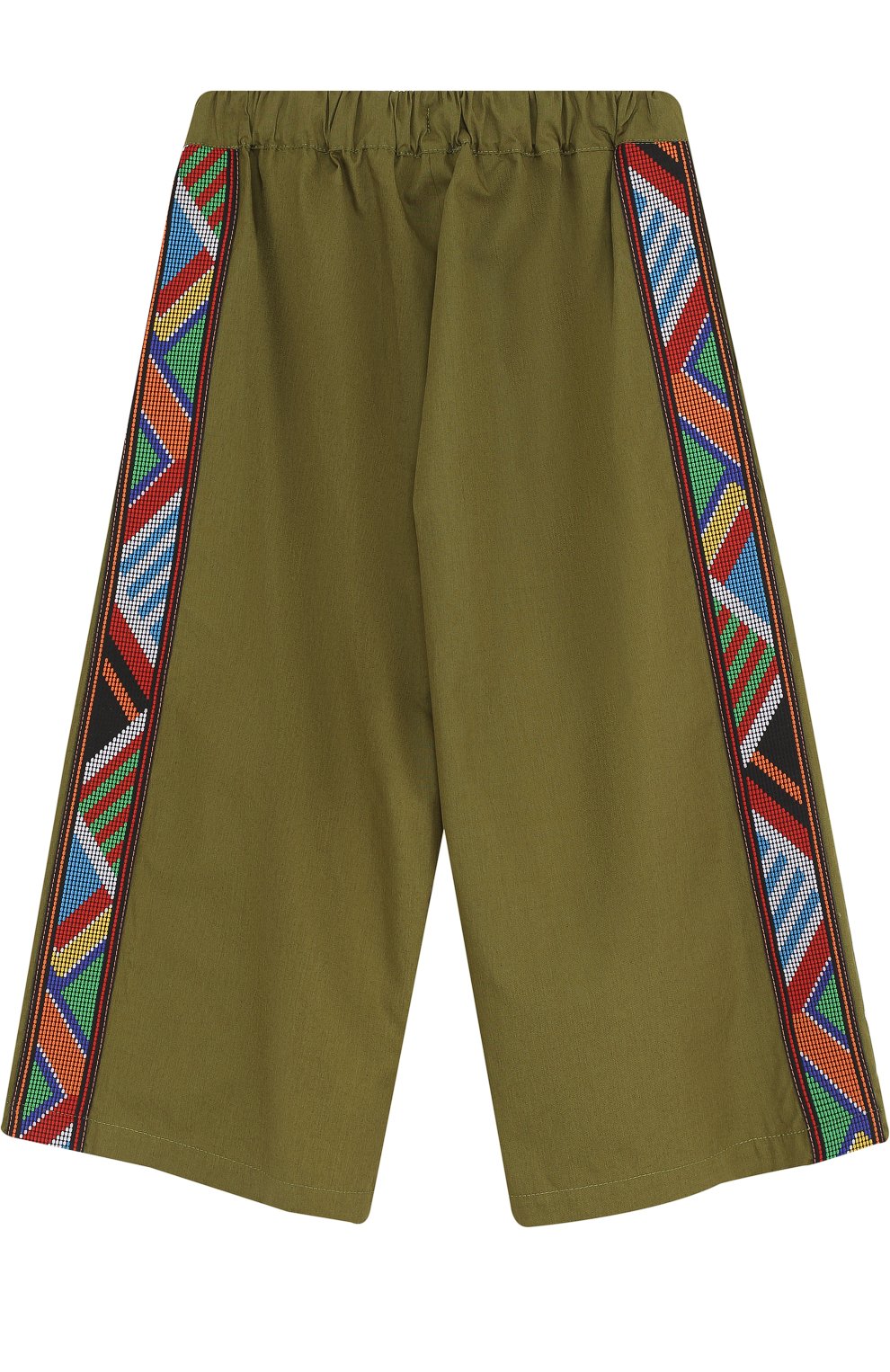 Кюлоты из хлопка свободного кроя с лампасами STELLA JEAN KIDS, арт. J/JF/PA01/0317/4A-6A, фото 2