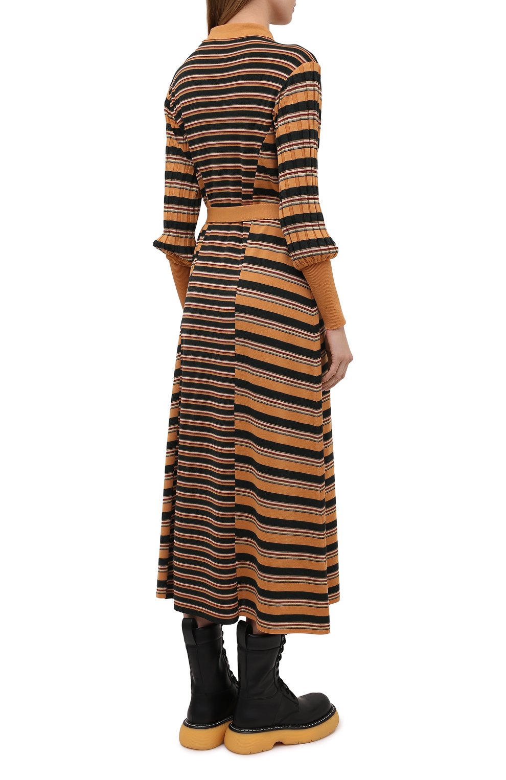 Платье из шерсти и вискозы CHLOÉ, арт. CHC21SMR04670, фото 4