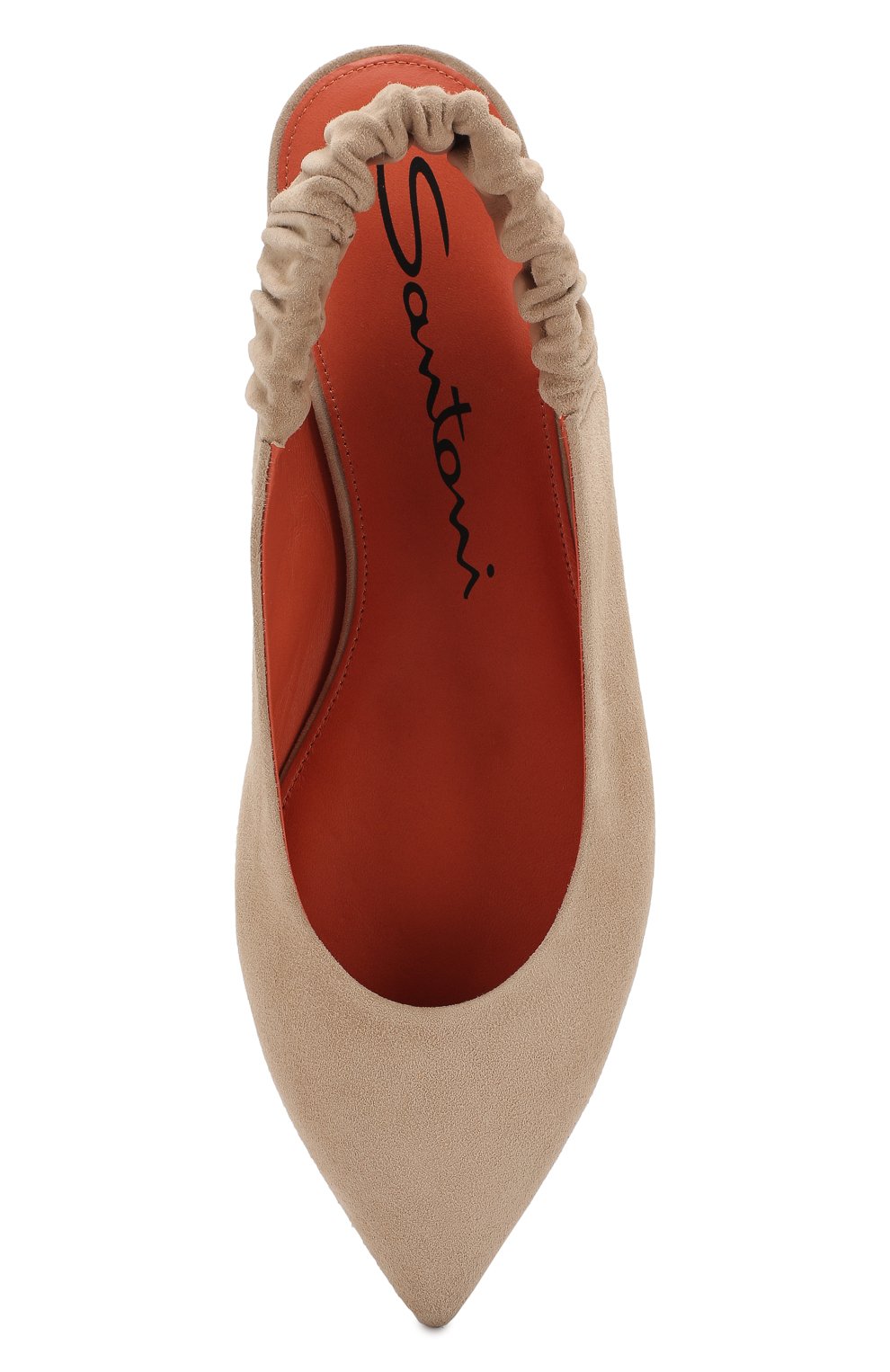 Замшевые балетки SANTONI, арт. WAWN58486HI2CMGDE40, фото 5